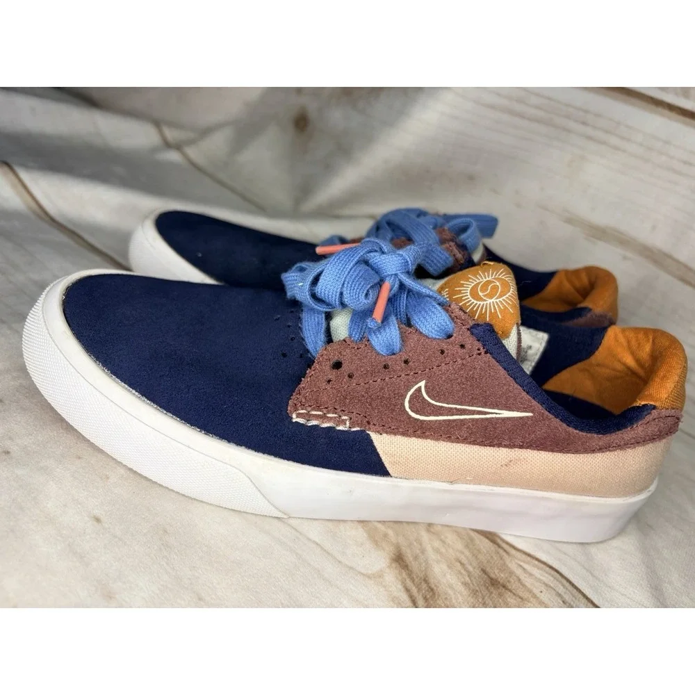 Nike SB Shane O'Neill BV0657-404 Navy Suede Skate‎ Shoes Mens 4 Womens 5.5